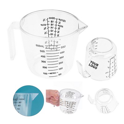 Polypropylene Measuring Cup Twenty Ounces Capacity Six Point One Inches Length Four Point Four Inche