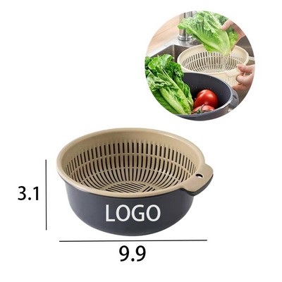 Double-Layer Draining Basket