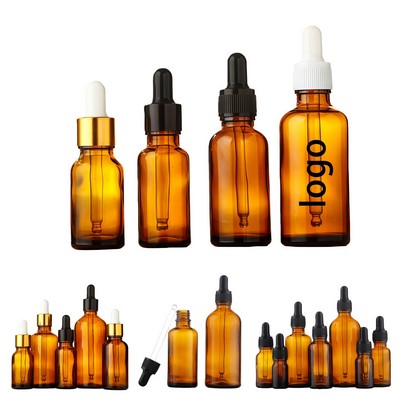 1oz Amber Dropper Glass Essential Oil Bottles For Aromatherapy