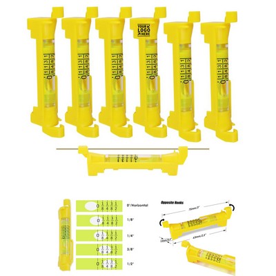 Building Trades Bricklaying Tiling Metalworking 3" Hanging Bubble Scale Mini Spirit Line Level