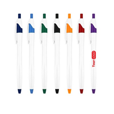 Push-Button Fine-Tipped Quick-Drying Ballpoint Pen