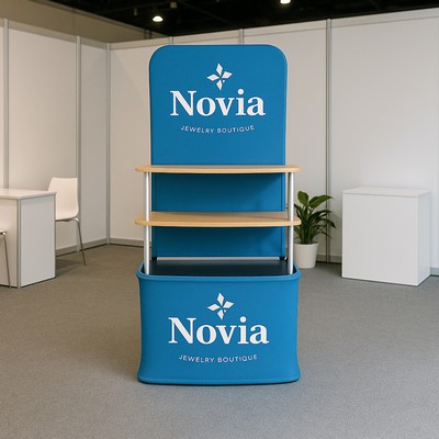 Fabric Backwall Display Rack package(2.75' x 4.6')