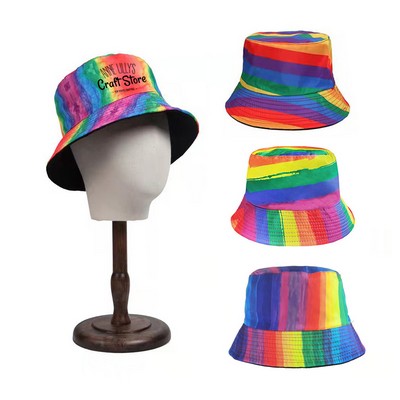 Rainbow Blend Cotton Bucket Hat