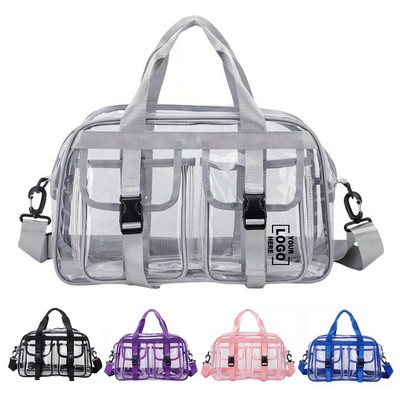 Large Clear PVC Travel Duffel Bag