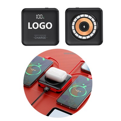 Small Size Portable 20000Mah Magnetic Wireless Power Bank