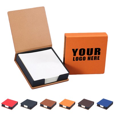 PU Business Gift Memo Box Sticky Note Holder