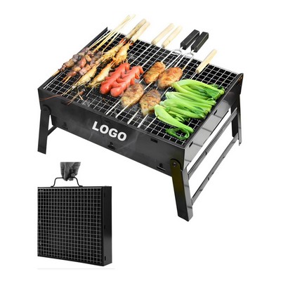 Lightweight Folding BBQ Charcoal Grill Tool