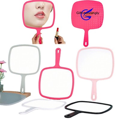 Salon Barber Hairdressing Mirror With Handle