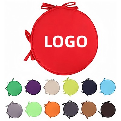 Round Thickened Strapped Sponge Seat Cushion