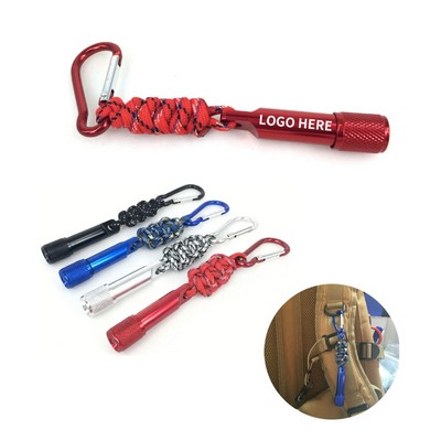Rugged Paracord LED Keychain