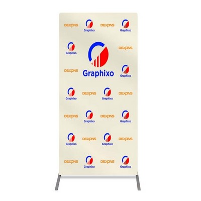 4' x 8' Economy Step and Repeat Banner Stand Package