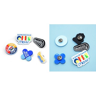 Custom Shaped PVC Lapel Pin