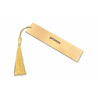 Brass Bookmark with Tassel