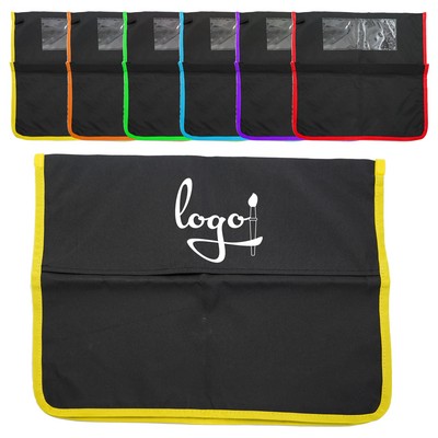 Chair Back Pockets with Label Slot for Classroom