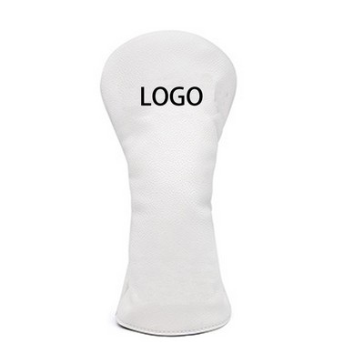 Large Golf Club Headcover Pu Leather Protective Cover