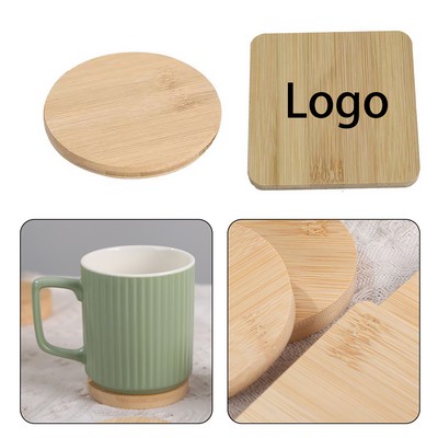 Bamboo Wood Square Round Heat Insulation Household Thickened Dining Table Anti-perm Mat