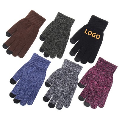 Winter Touchscreen Knitted Gloves
