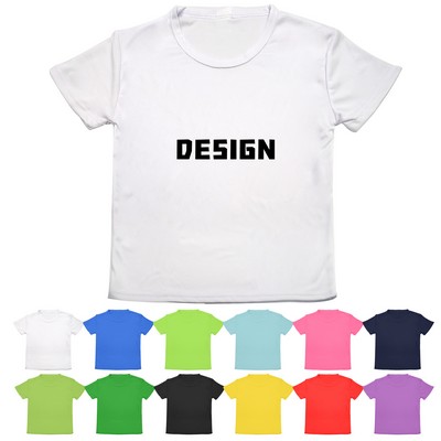 100% Polyester Short Sleeve T-Shirt