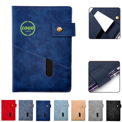 A5 Leather Journal Notebook with Pen