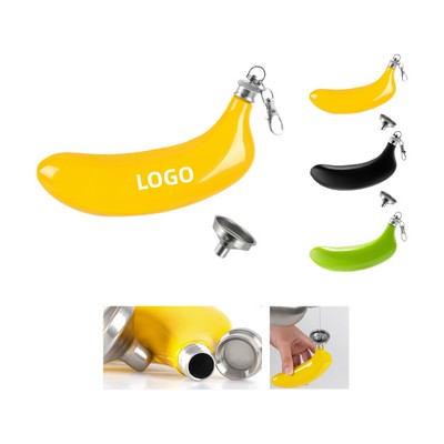 Banana Shaped Stainless Flask