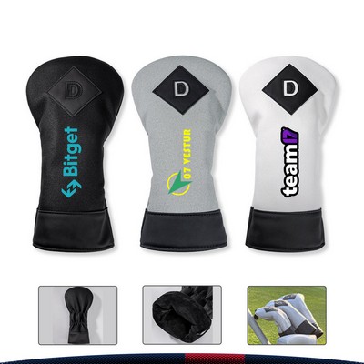 ClubGlory PU Leather Golf Driver Headcover - Economy Shipping