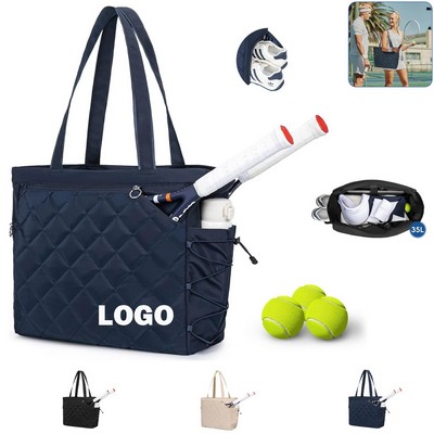Large Oval Travel Tote Bag