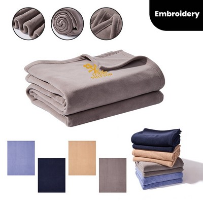 Personalized Dual Sided Cozy Fleece Blanket
