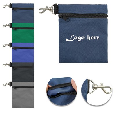 Nylon Golf Ball Tees Storage Waist Bag