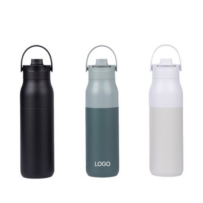 Premium 304 Stainless Steel Vacuum Insulated Water Bottle Sleek Space Kettle Design High-Aesthetic