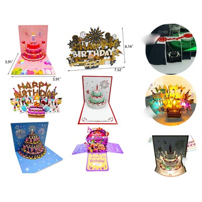 Custom 3D Pop Up Greeting Cards