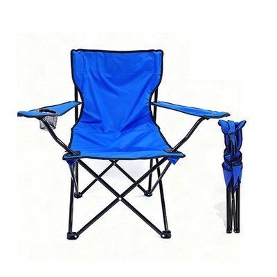 Portable Folding Camping Chair With Armrests