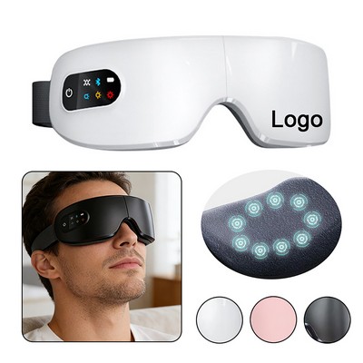 Heated Eye Massager With Vibration And Music