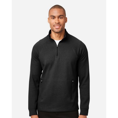 North End Men's Rhythm Waffle Quarter-Zip Pullover - NE200