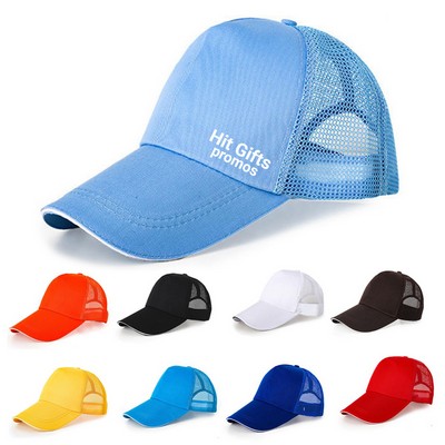 Cotton Mesh Back Trucker Cap