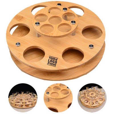 Bamboo Wine Glass Tray