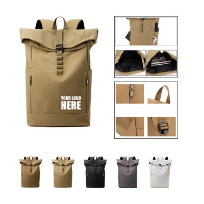 Canvas Rolltop Backpack