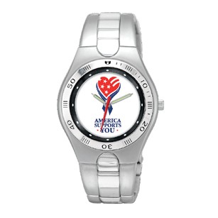 Men's Sport Collection Bracelet Watch With White Dial