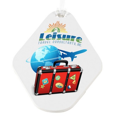 Tear Drop Golf Tag With Digital Process Imprint