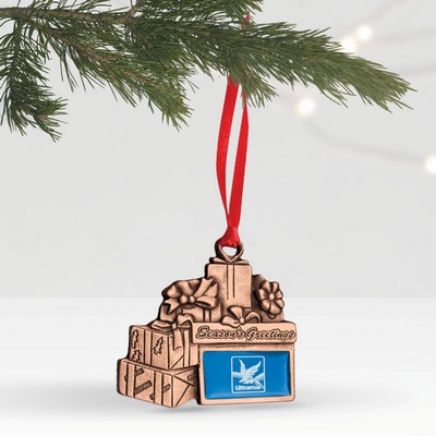 2"x 1.5" Holiday Gifts Ornament
