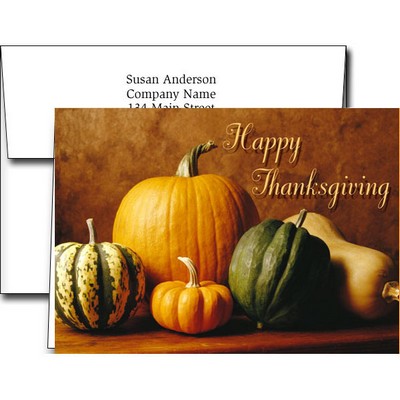 Thanksgiving Greeting Cards w/Imprinted Envelopes