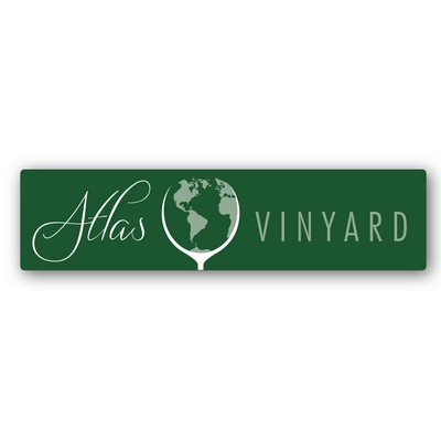 FasTurn® 1 Color Rectangle Label (½" x 2")