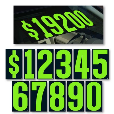 Vinyl Highlights 9 1/2" Digits (Green/Black)