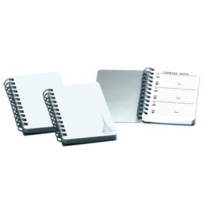 Silver Spiral Planner (4.4"x3.4")