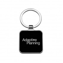 Square Metal Keychain