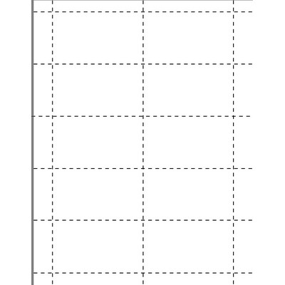Badge Holder Blank Inserts (2"X3.5")