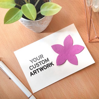 Single-Sided Medium Eco Panel Card With Shape