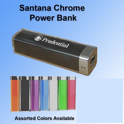Santana Chrome Power Bank - 1800 mAh No Extra Tariff