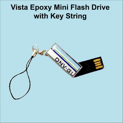 Vista Epoxy Mini Metal Flash Drive - 4 GB
