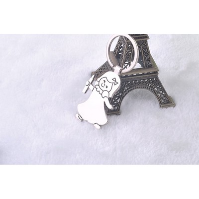 Little Girl Shaped Key Chain