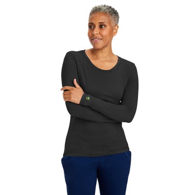 Healing Hands - HH Knits - Women's Pocketless Melissa Long Sleeve Underscrub Tee